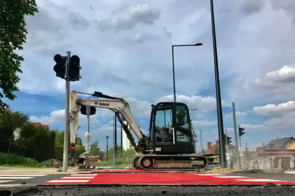 Postęp prac na Ławicy: przebudowa ulic i nowa kanalizacja deszczowa